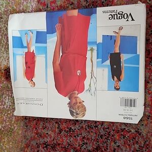 Vintage Vogue Donna Karan sewing pattern uncut and unused  size 14-18